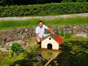 Teich-Entenhaus